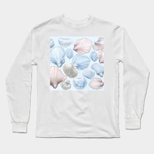 Sandy seashells Long Sleeve T-Shirt